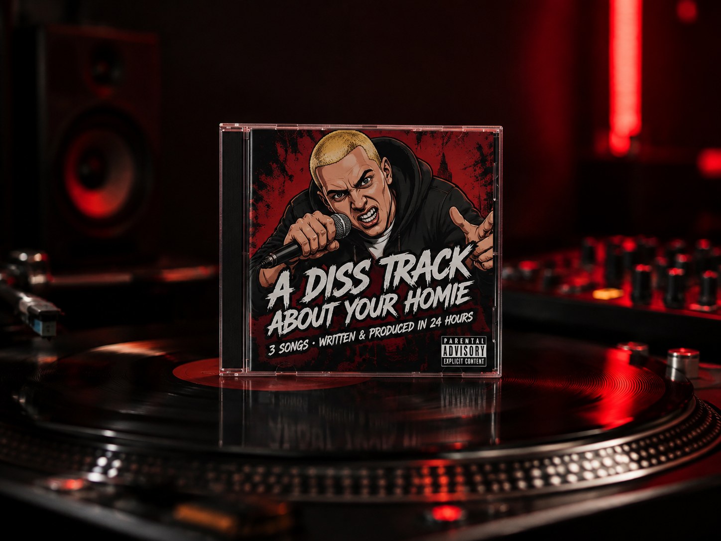 A diss track EP about your homie on CD